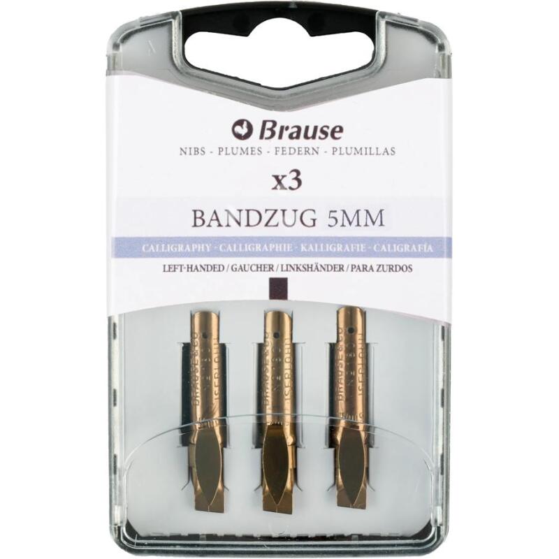 BOITE 3 PLUMES BANDZUG POUR GAUCHERS