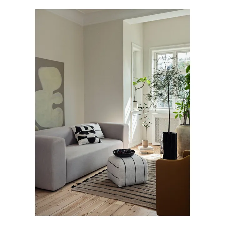 Broste Copenhagen Housse de coussin Mundo | Noir