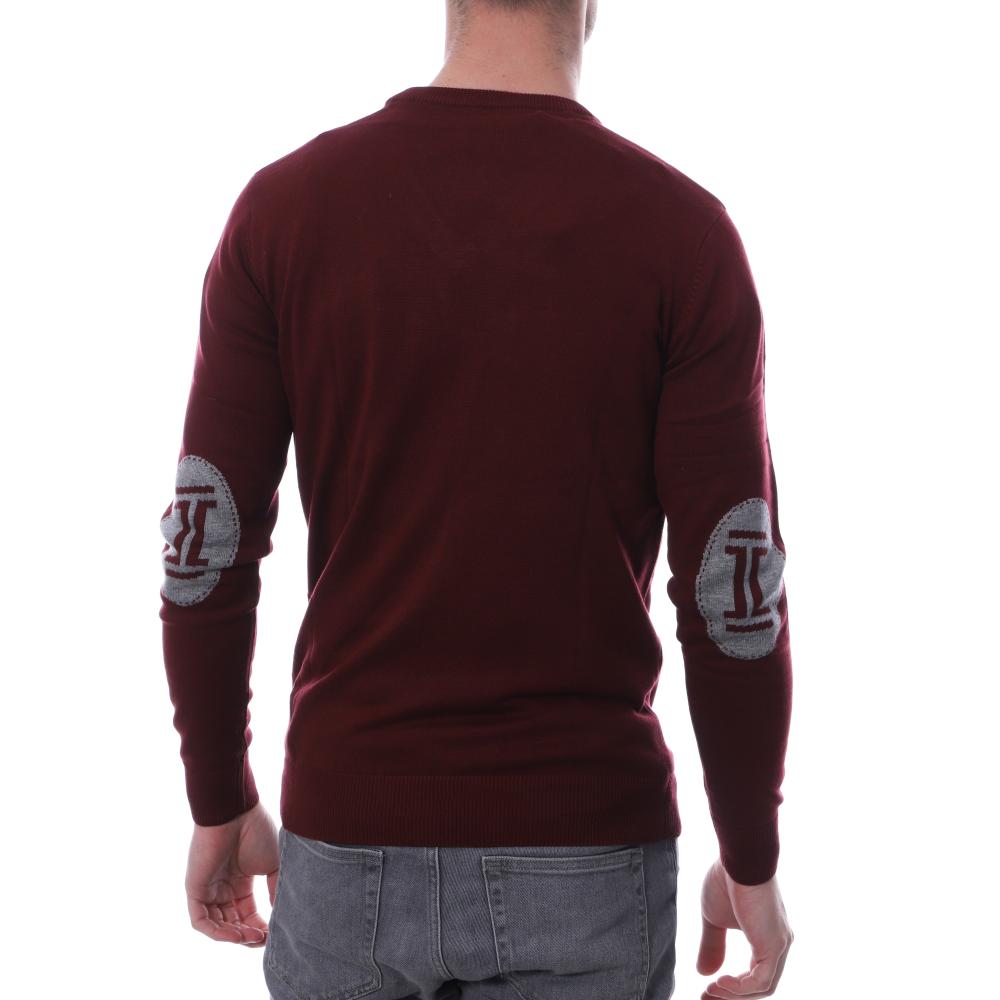 Hungaria Pull over Bordeaux Homme Hungaria V NECK EDITION