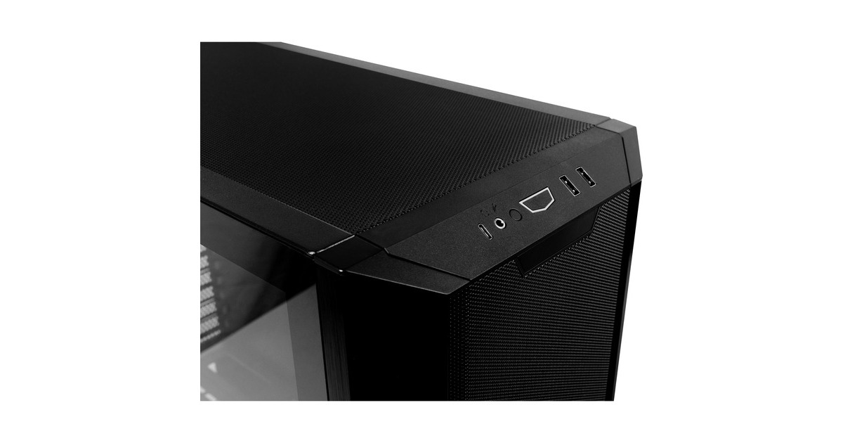 Lian LiLANCOOL III midi tower behuizing  (Zwart | 2x USB-A | 1x USB-C | Tempered Glass)