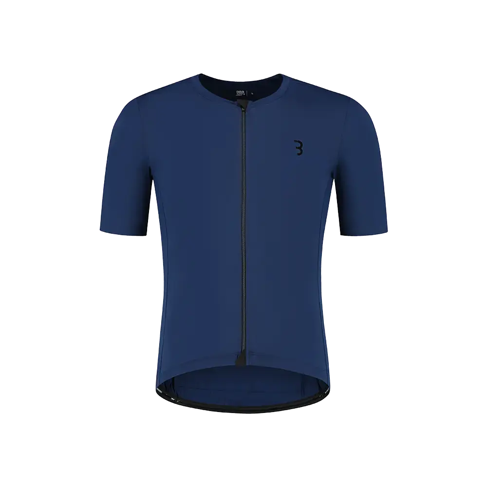 BBB Cycling Essence BBW-408 Fietsshirt Korte Mouwen Donkerblauw Heren