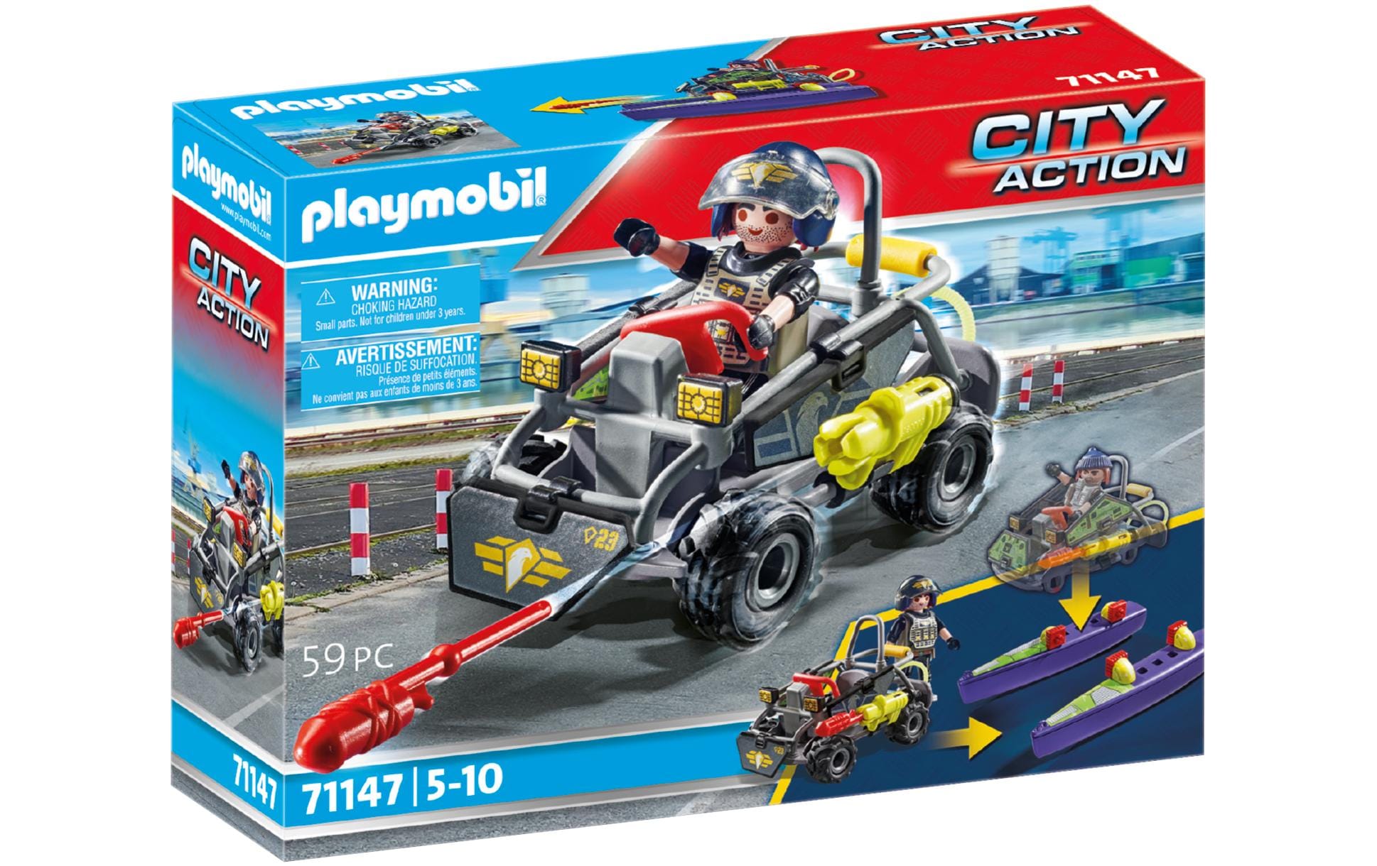 City Action SWAT-Multi-Terrain-Quad 71147Spielset
