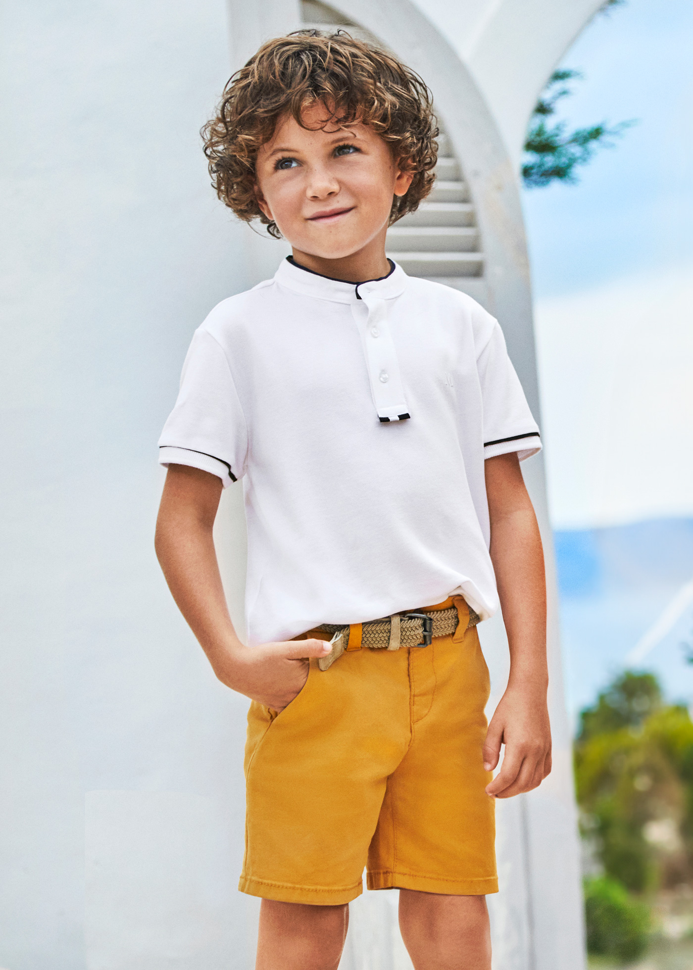 Calções chino Better Cotton para menino