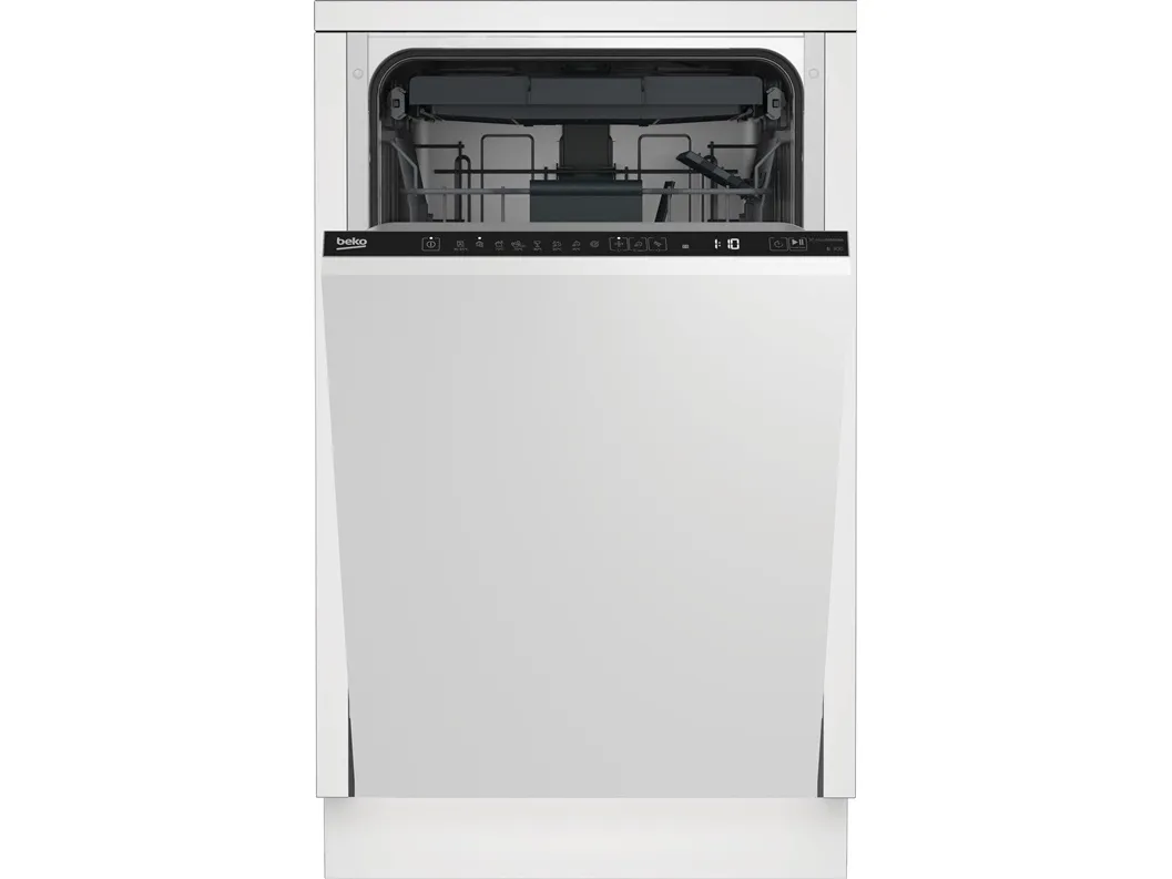 Beko DIS46120 - Opvaskemaskine - til indbygning - Niche - bredde: 45 cm - dybde: 56 cm - højde: 82 cm