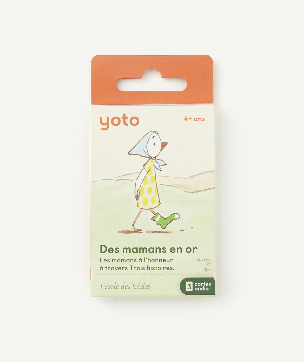 YOTOPACK DE 3 CARTES HISTOIRES AUDIO LES MAMANS EN OR