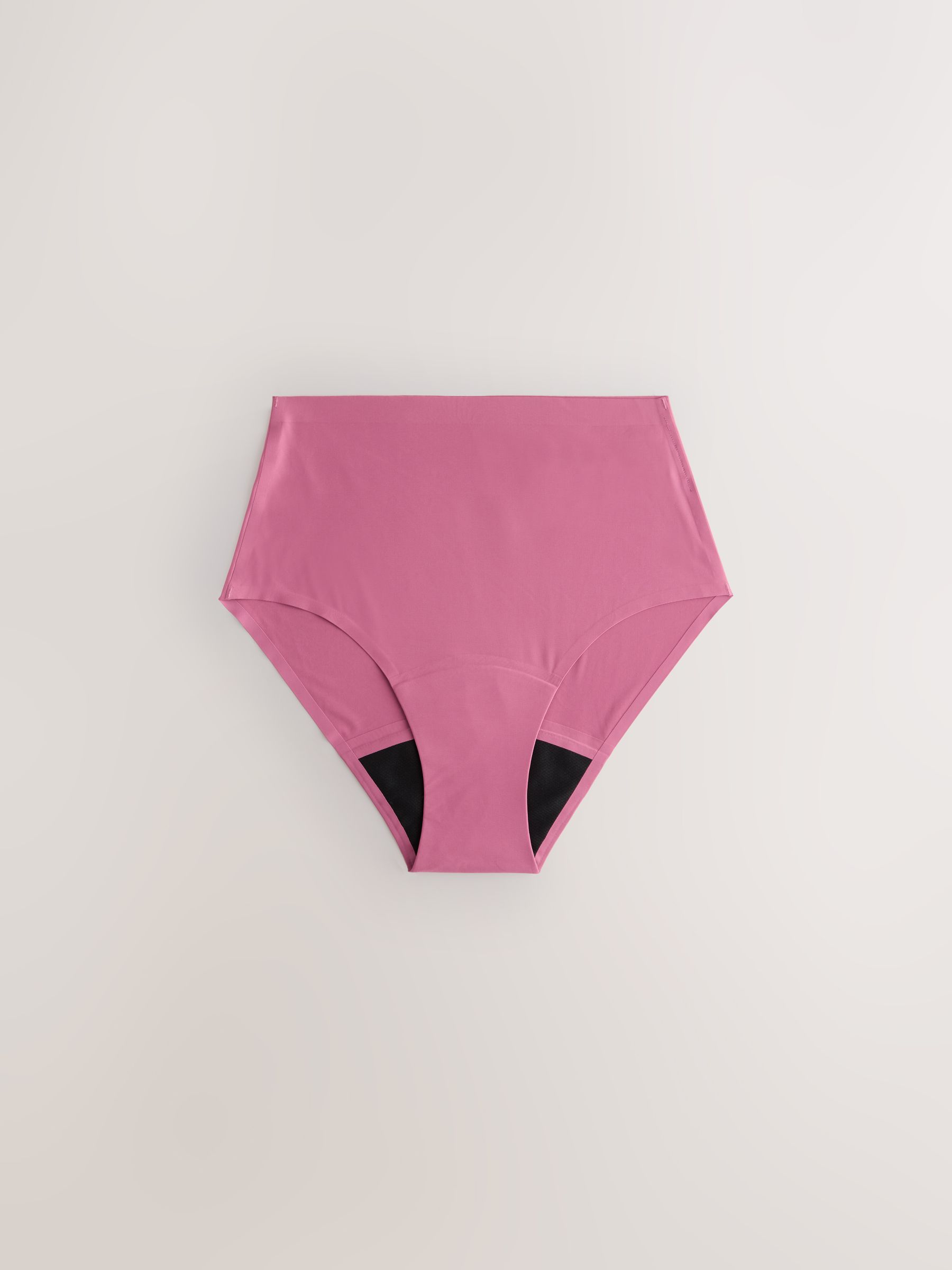 Zwart / Praline Huidskleur / Roze Bloemen - Set van 4 No VPL menstruatieslips voor medium vloeien