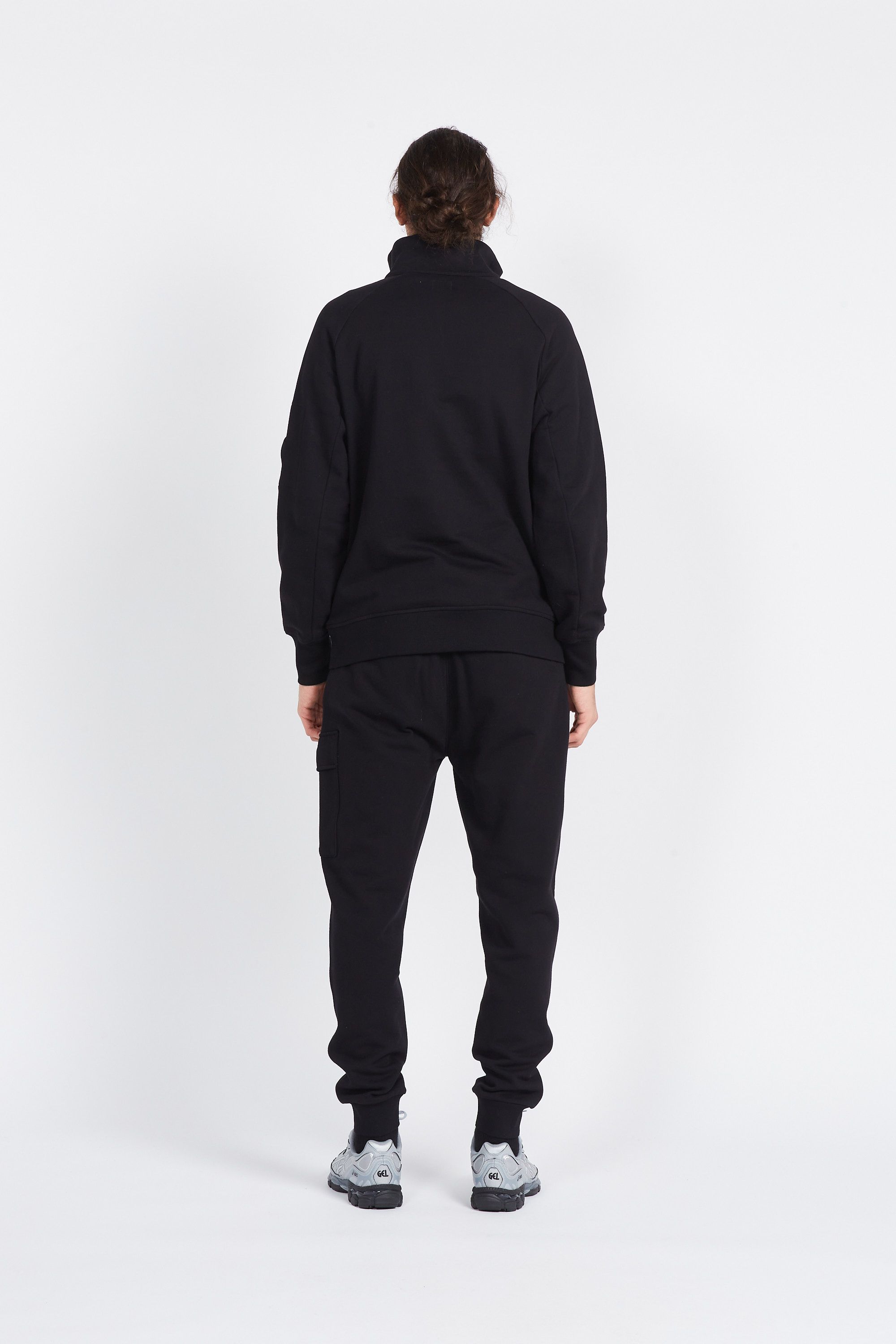 C.P. COMPANY Sweat DIAGONAL RAISED FLEECE Noir