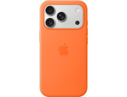 APPLE - Coque iPhone 17 Pro Silicone MagSafe – Orange - MGFE4ZM/A