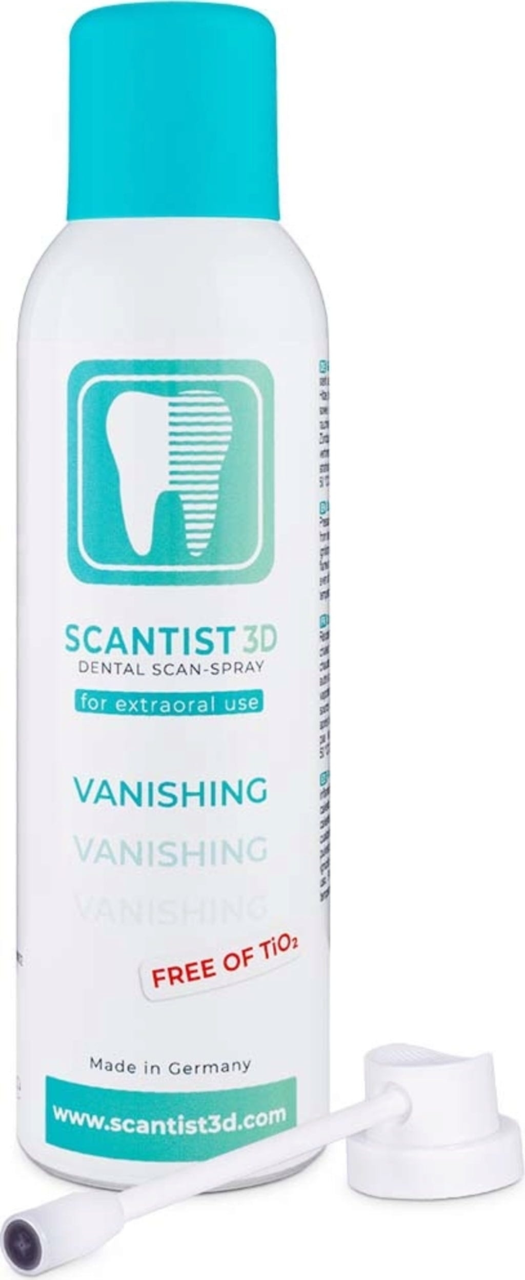 SCANTIST 3D  Vanishing Spray, 200 ml    Dental Scan-Spray für extraorale Anwendung