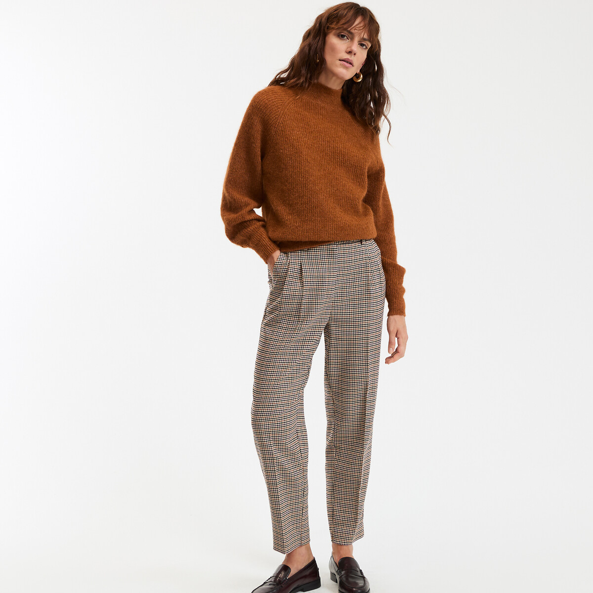 COLEÇÕES LA REDOUTE<br>Suéter ARISTIDE Signature com gola alta em alpaca mista
