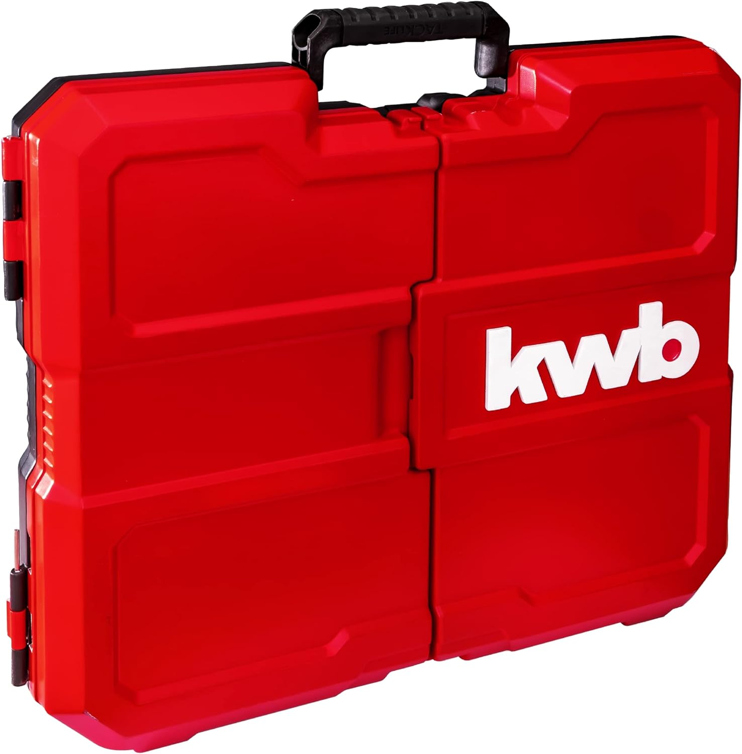 kwb Werkzeugkoffer, 125-teilige Werkzeug-Set, stabiler Kunststoff-Koffer, mit Tragegriff zum Transportieren und Aufhängen, hochwertiger Werkzeugsatz, ideal für Werkstatt und Haushalt