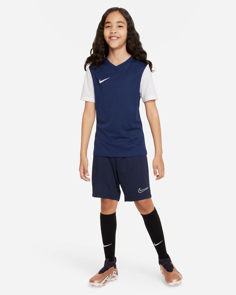Maillot Nike Tiempo Premier II Bleu Marine & Blanc pour enfant