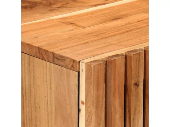 Armoire de salle de bain 38x34x58 cm bois massif d'acacia