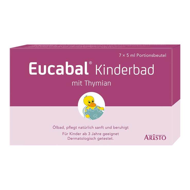 Eucabal Kinderbad mit Thymian, 7X5 ml