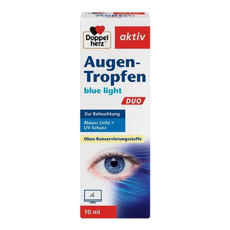 Doppelherz Augen-Tropfen blue light Duo, 10 ml