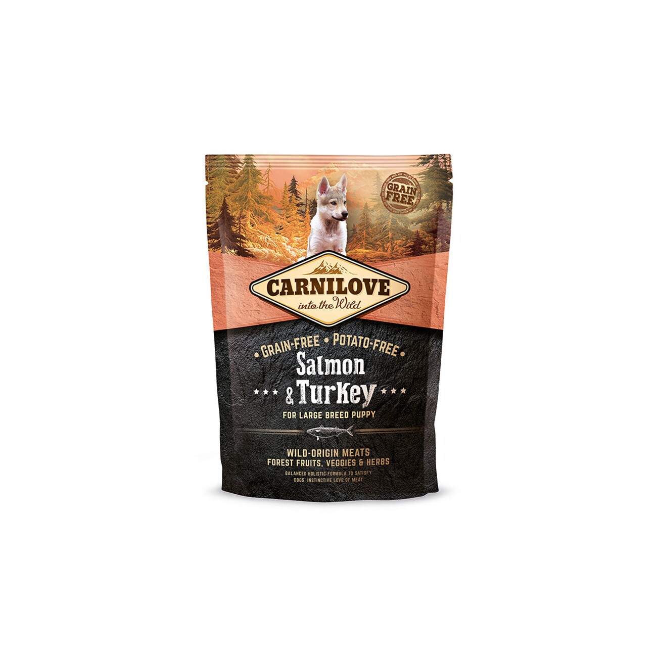 Carnilove Large Puppy - Lachs und Truthahn 1,5kg