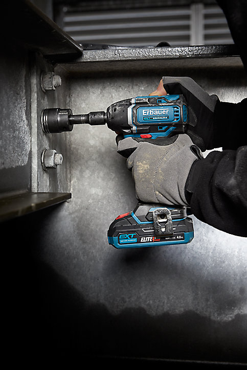 Boulonneuse sans fil à choc sans fils Erbauer EIW18-Li brushless 18V (sans batterie)