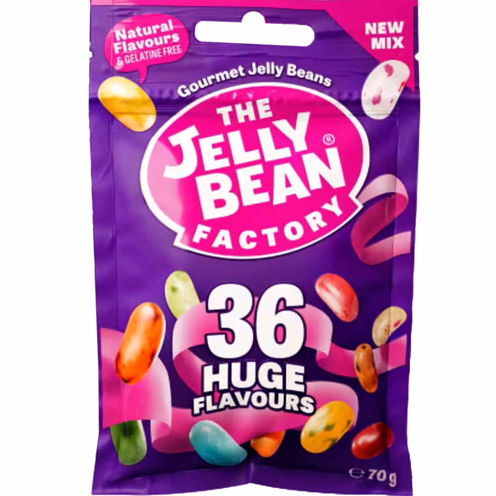Jelly Belly Jelly Beans Factory 36 Hugh Flavours 70g MHD:4.10.25