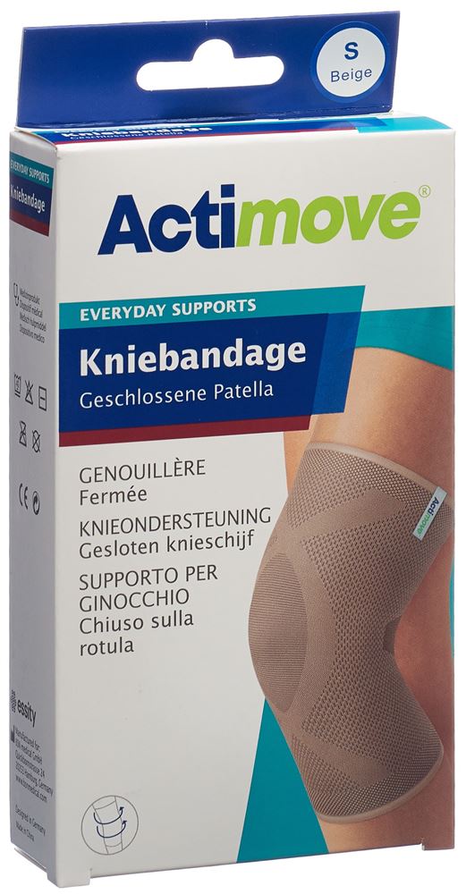 Actimove Everyday Support Kniebandage S geschlossene Patella 1 Stk