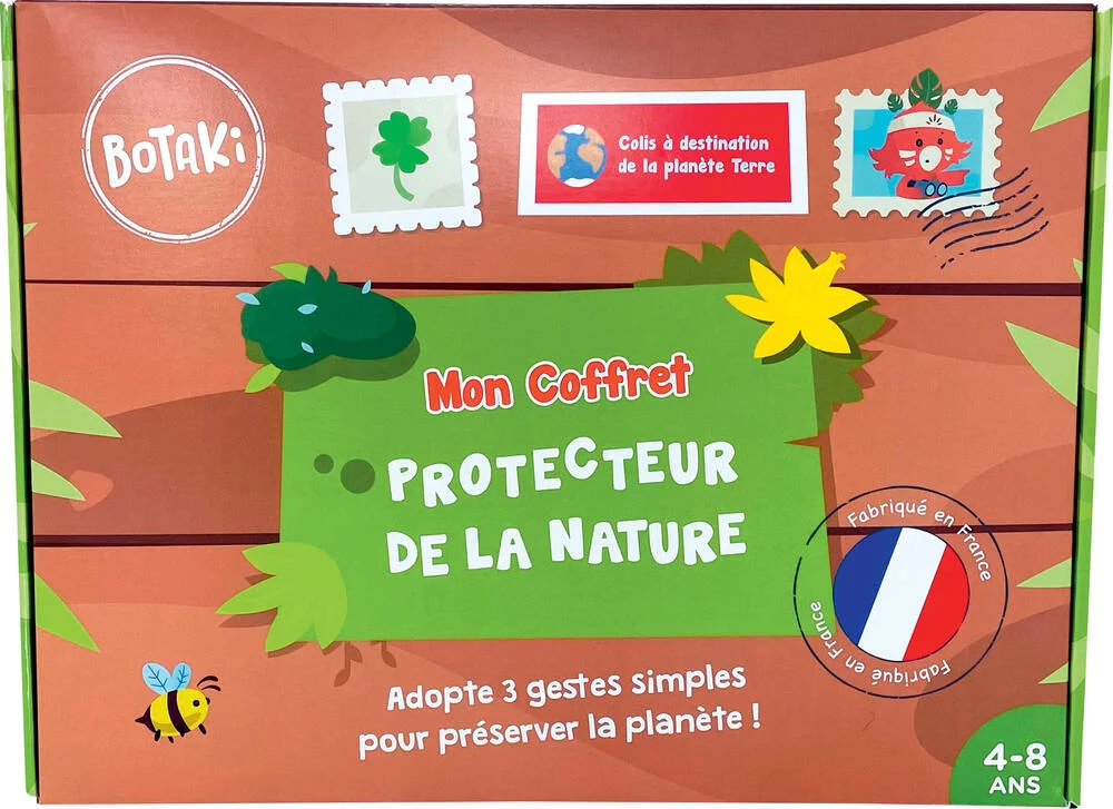 BOTAKI - COFFRET PROTECTEUR DE LA NATURE : ADOPTE 3 GESTES POUR PRESERVER LA PLANETE