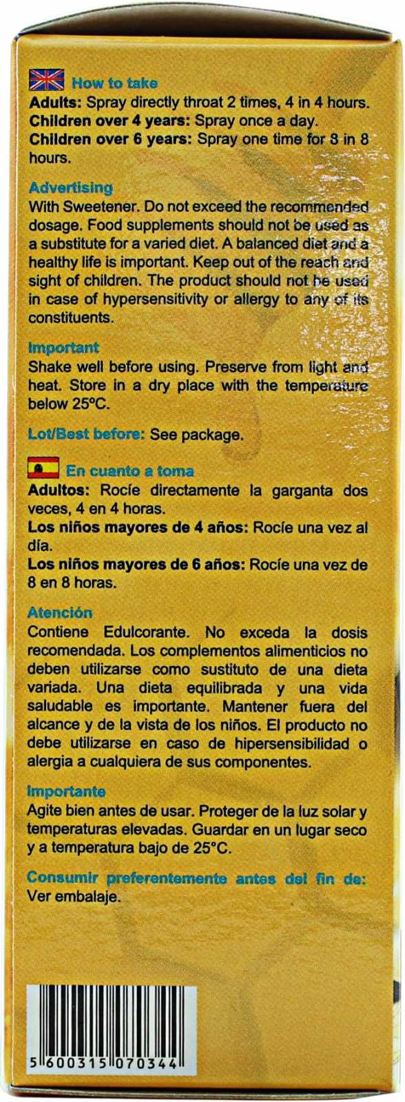 Spray de Própolis Fharmonat 30+20 ml