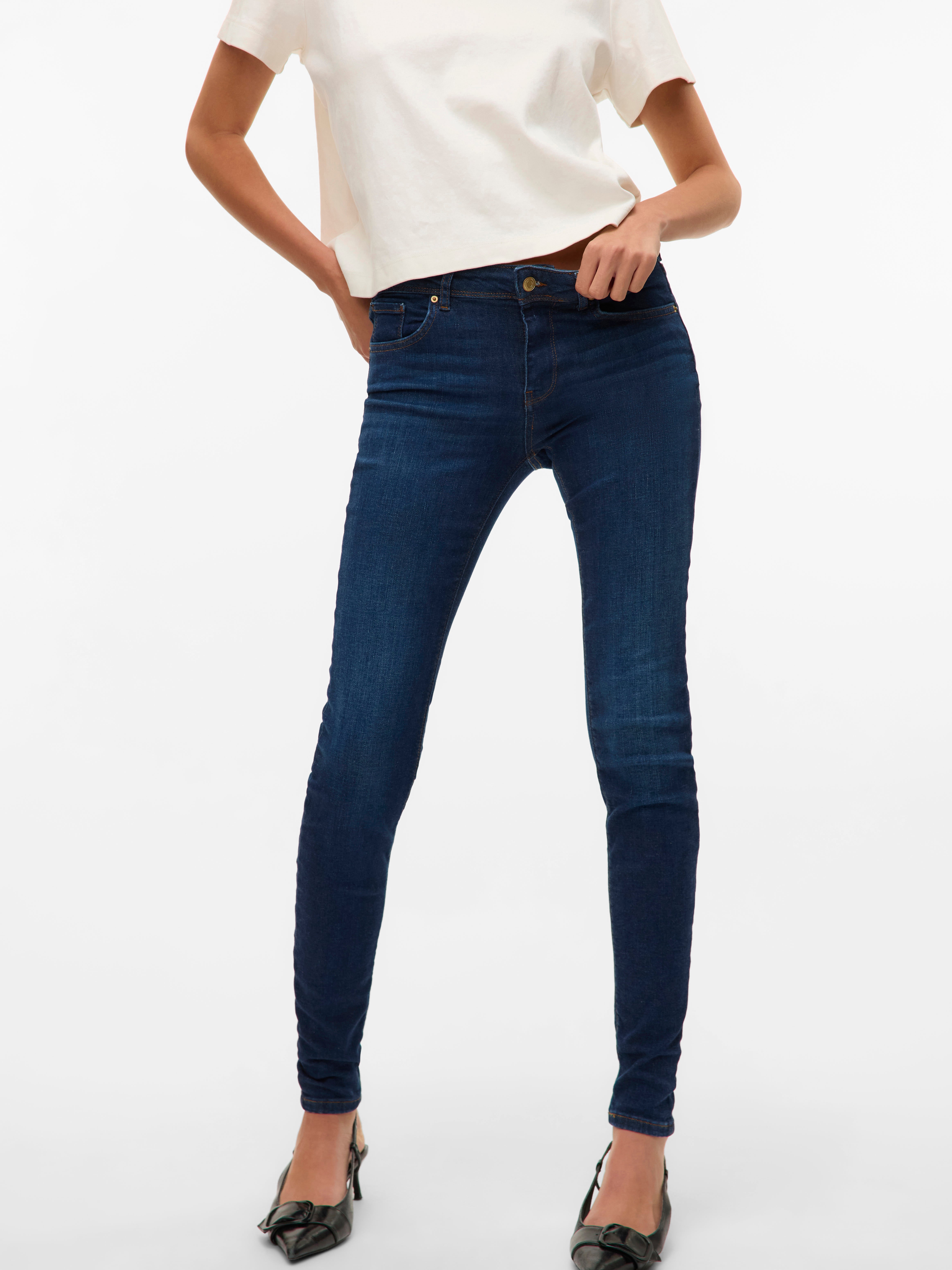 VMLUX Mid rise Slim fit Jeans