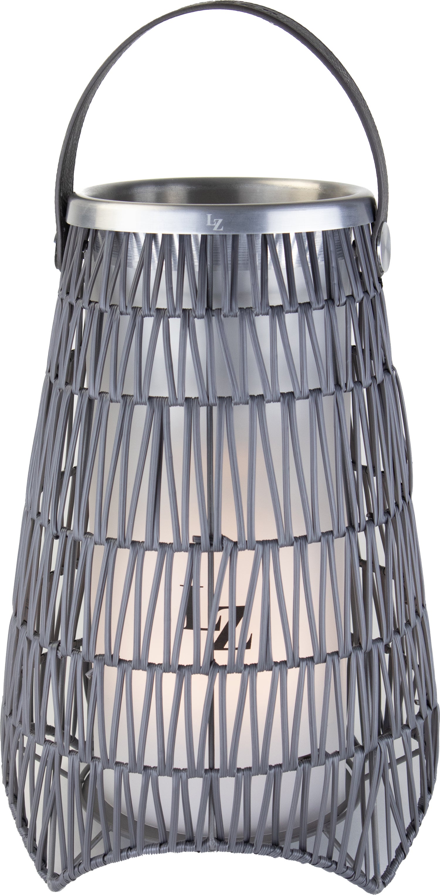 Le Zen wijnkoeler Enzy met LED en speaker grijs D 29 H 42 cm