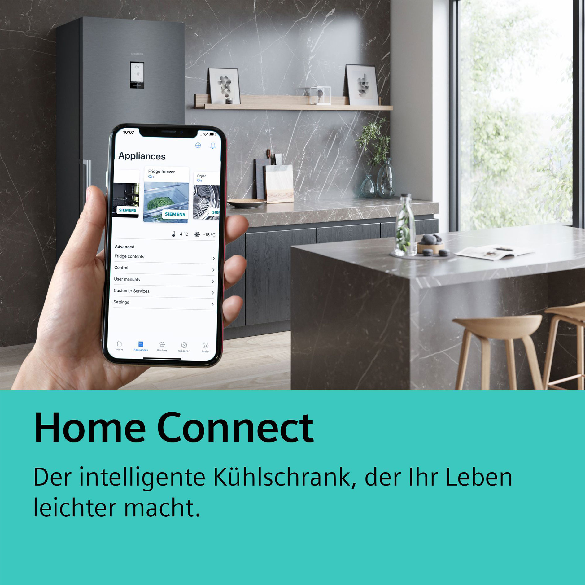 SIEMENS Kühl-/Gefrierkombination KF96NAXEA - blacksteel - E