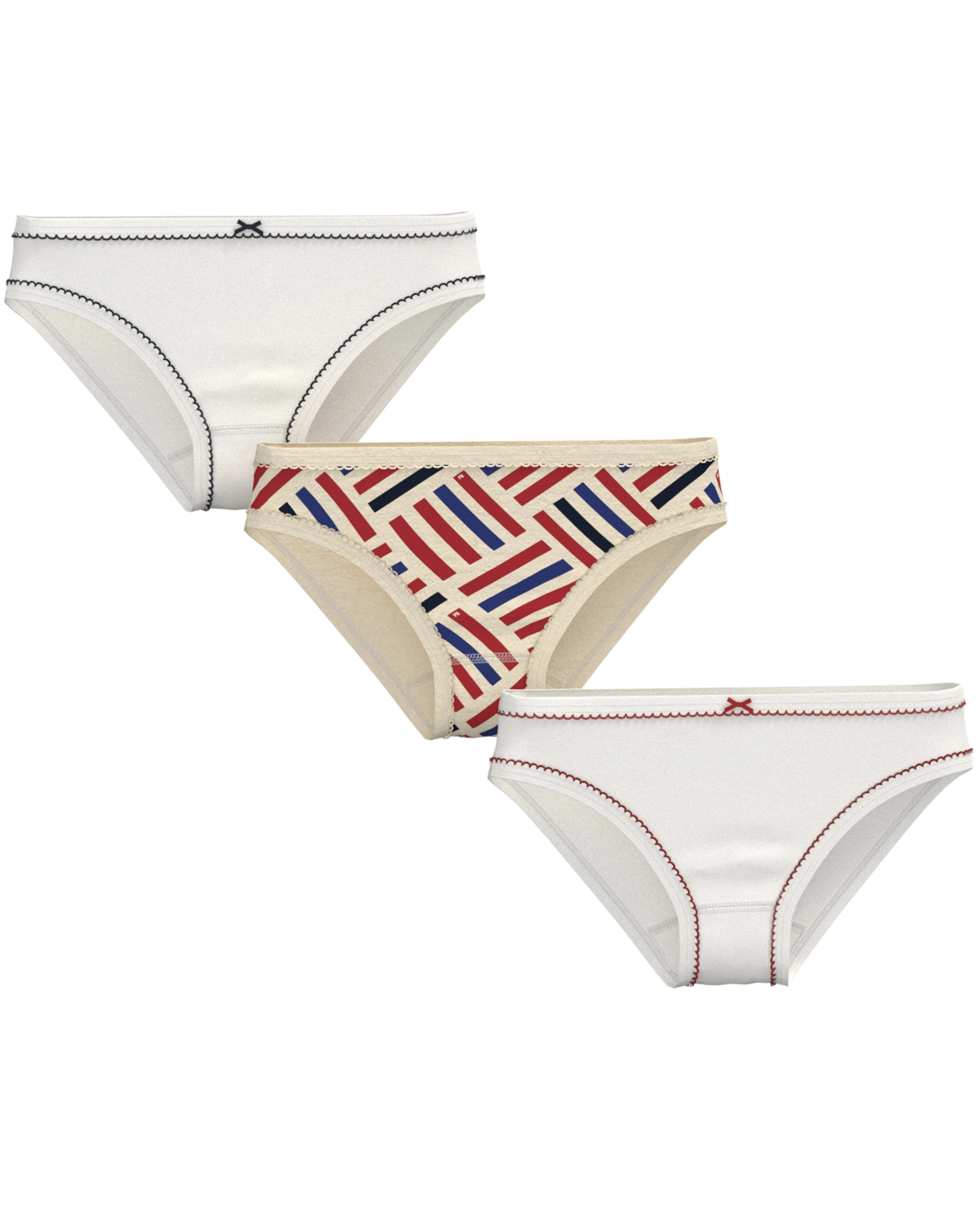 Slip BANDS 3er-Set in creme