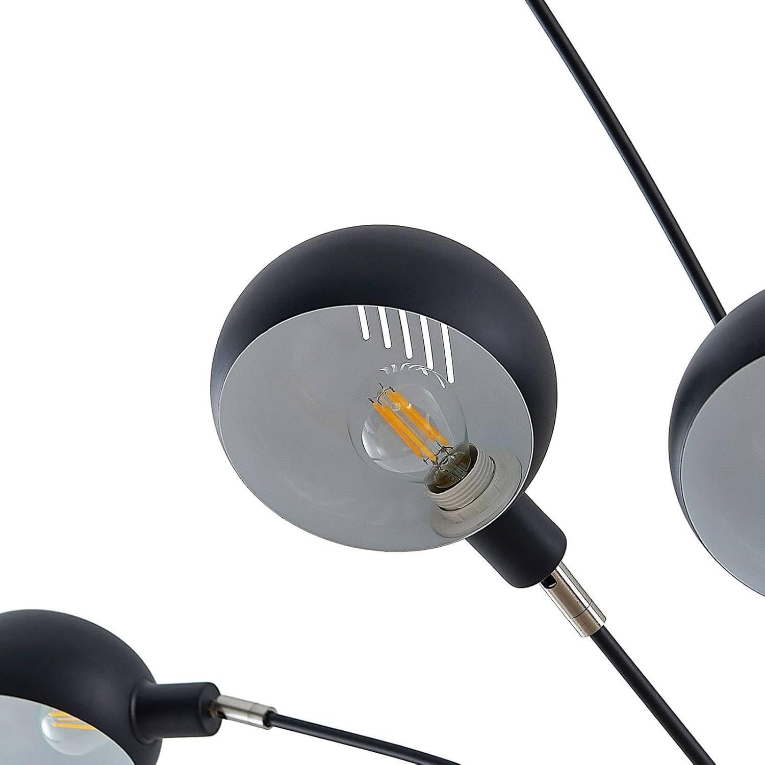 Lindby Stehlampe (Bogenleuchte) Jewa (Modern) in Schwarz aus Metall (5 flammig, E14) - Stehleuchte Standleuchte Floor Lamp Wohnzimmerlampe Wohnzimmerleuchte