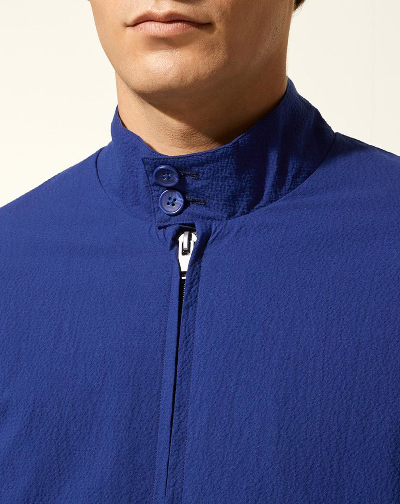 Galeries Lafayette Blouson Kaseer bleu foncé