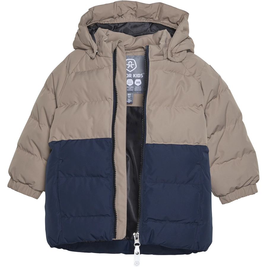 Color Kids Schneejacke Quilt Fossil