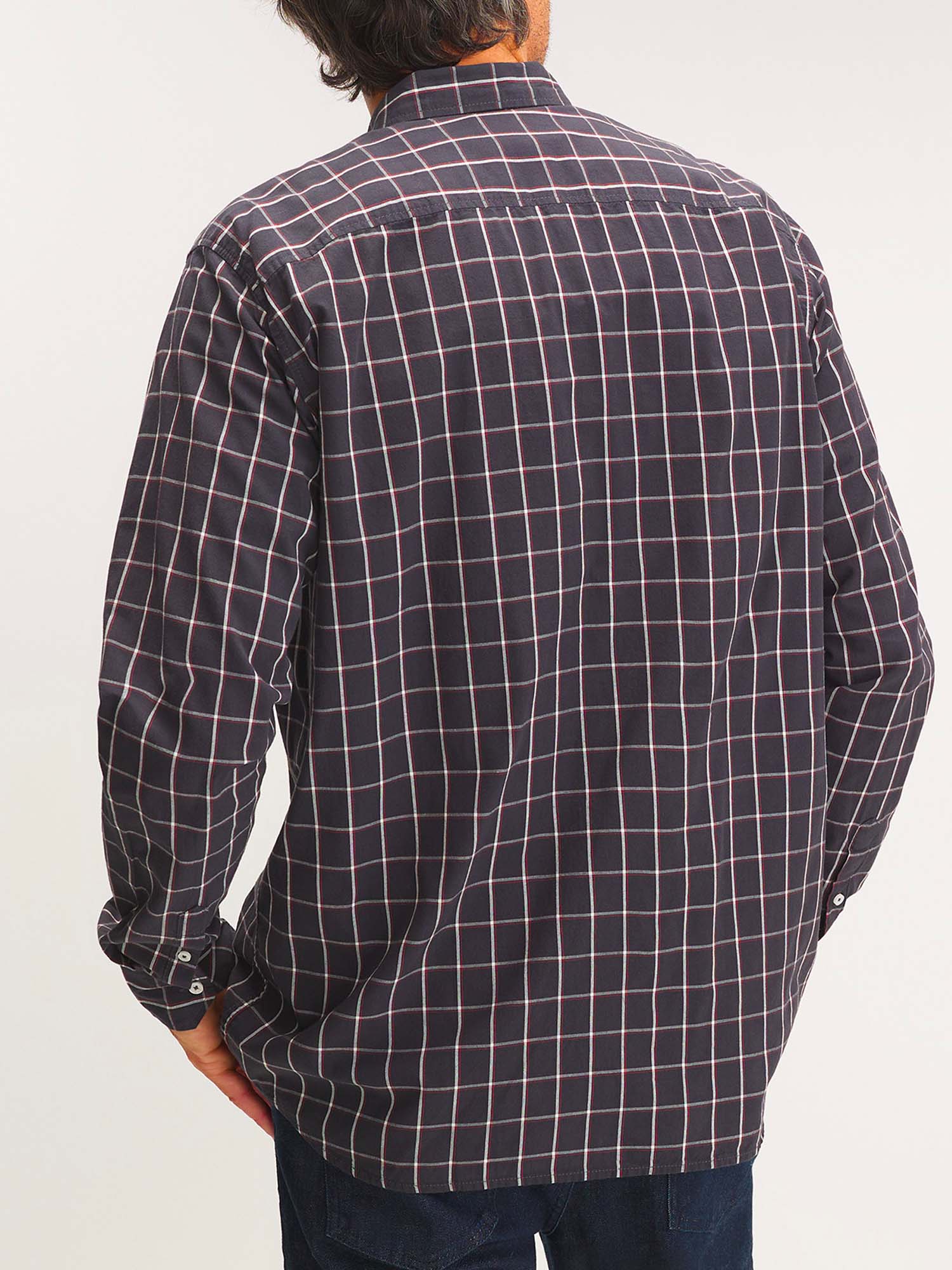Chemise Homme A Carreaux Noir