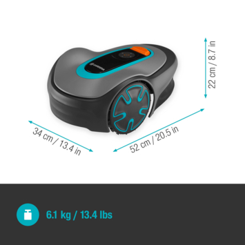 Gardena robotmaaier Sileno Minimo 500 m² - 22cm