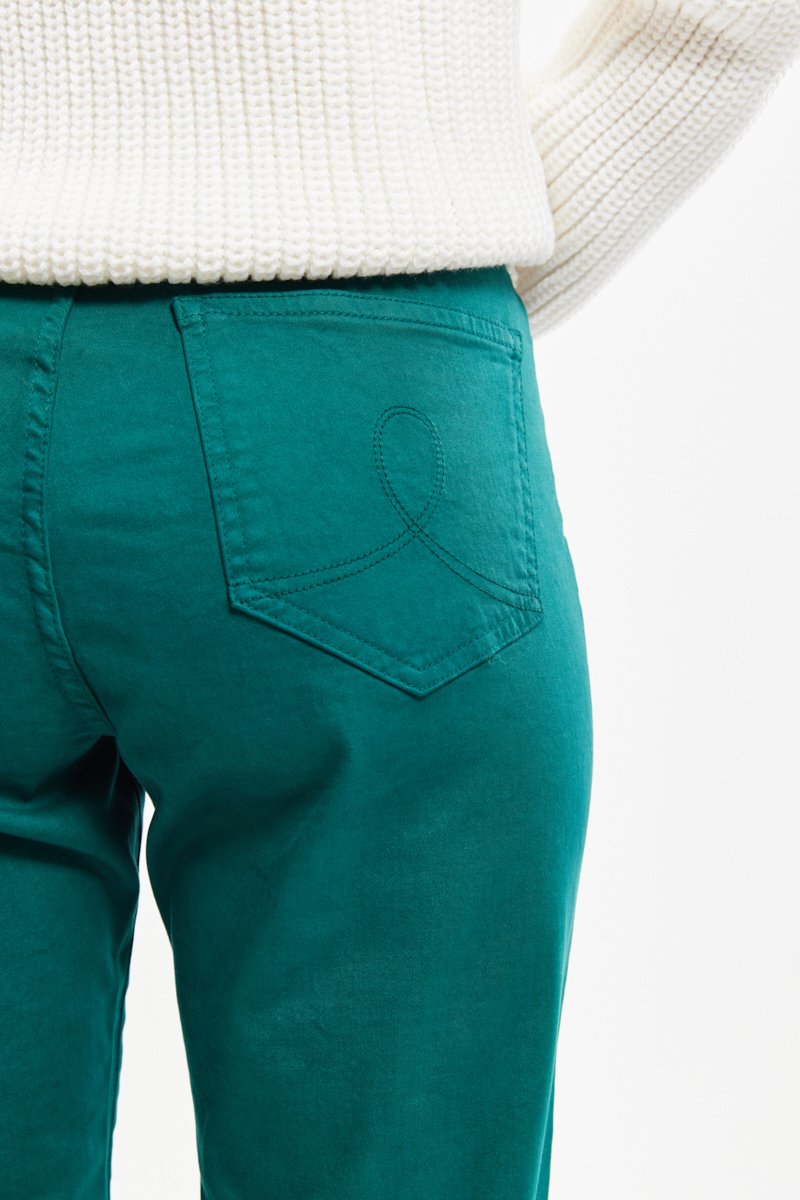 Pantalon droit - coton