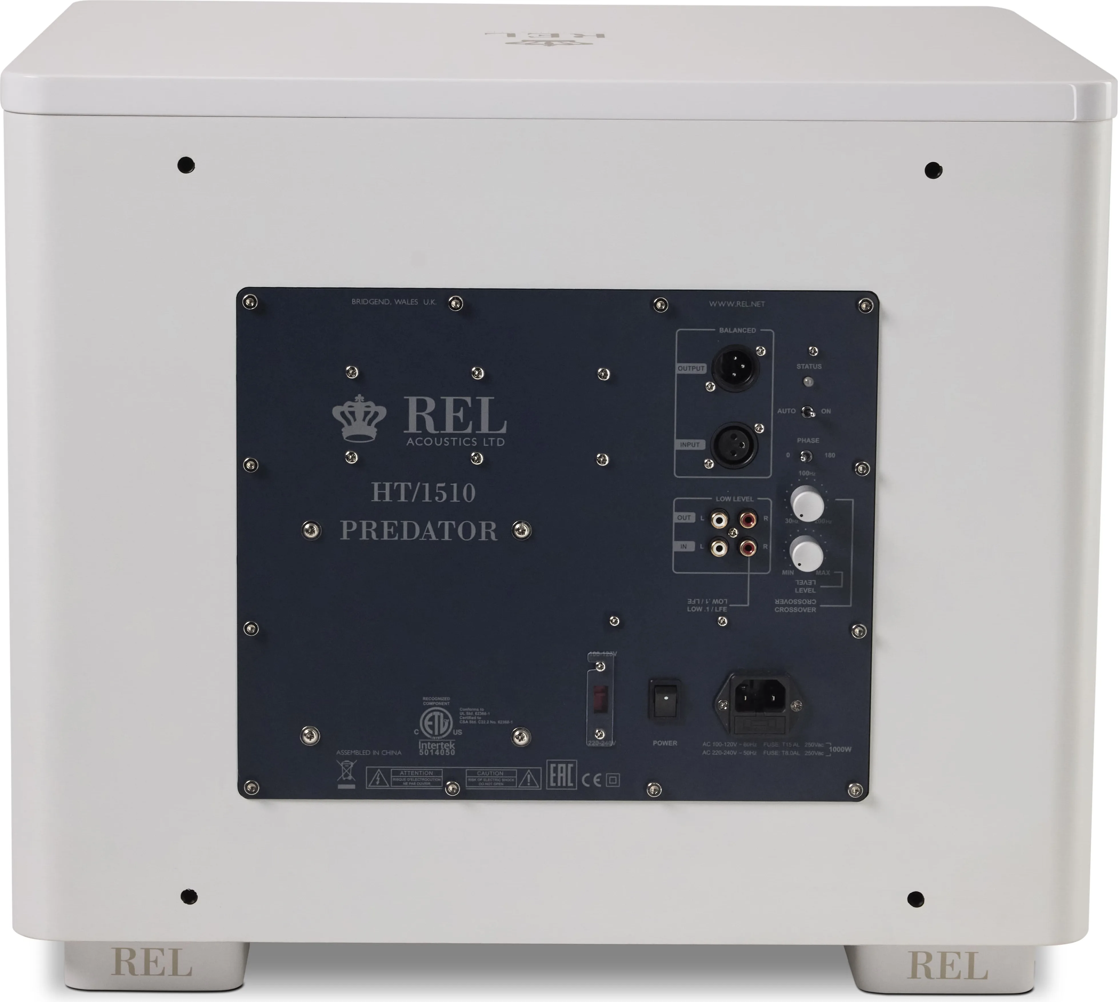 REL Acoustics HT/1510 Predator Blanc Caissons de basses