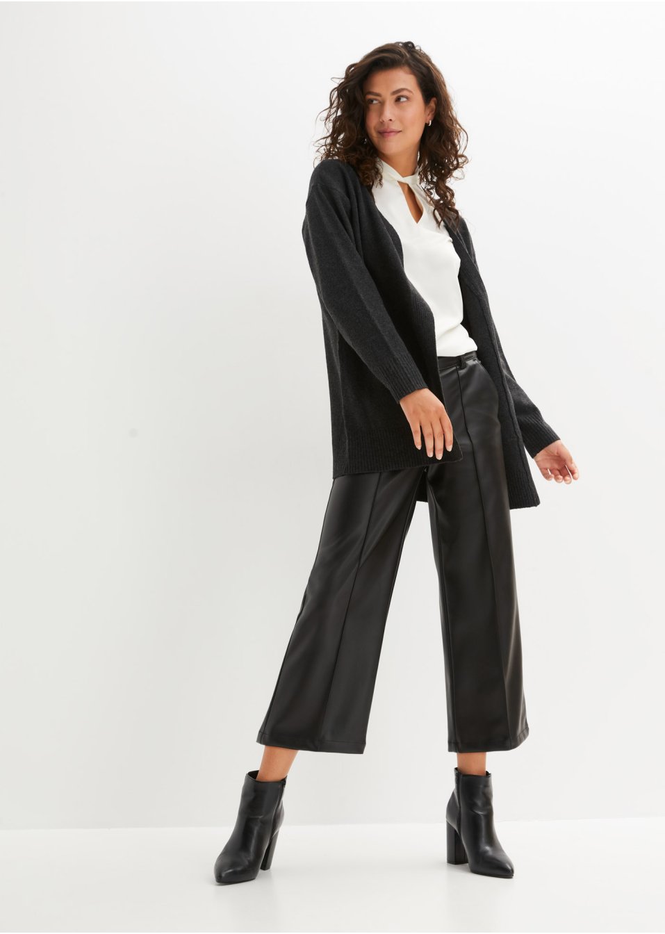 Gilet long en maille