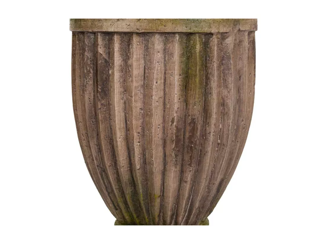 Vase décoratif en magnésie 29x29x50h