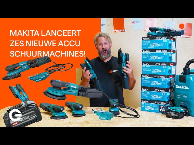 Makita BO001CGZ XGT 40V Li-ion accu Exentrische schuurmachine - 125mm