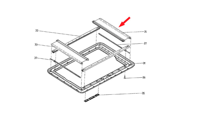 Dometic Verdunkelungsrollo passend zu Heki 1