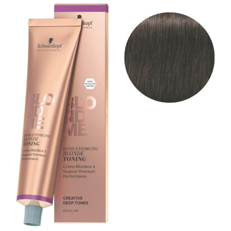 Crème blondeur à nuancer marron profond BlondMe Schwarzkopf 60ml