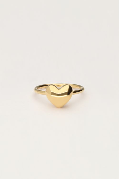 Ring met chubby hart groot