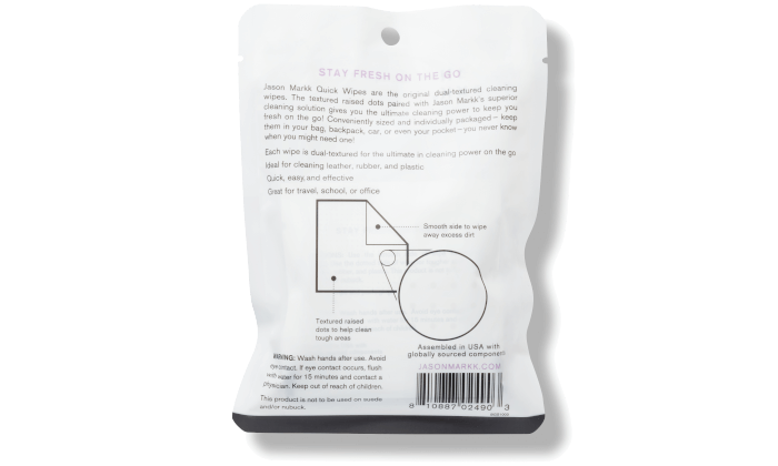 Jason Markk Pack of 3 cleaning wipes - 48h Delivery