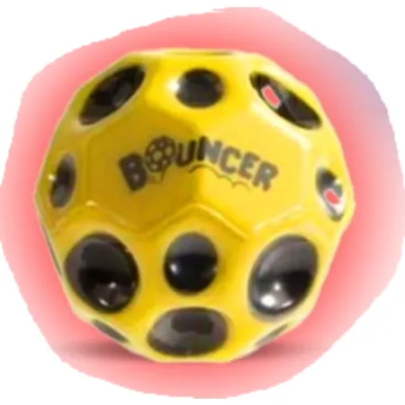 OBILO Mega High-Bounce Ball mit LED Licht; 1 Stück, 6-fach sortiert