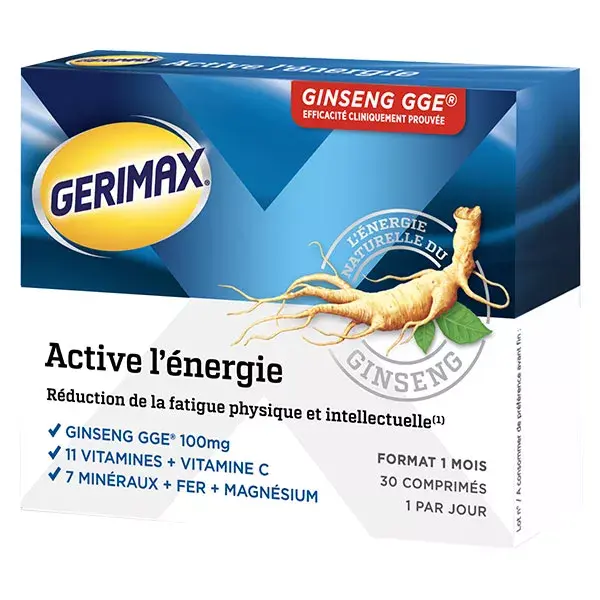 Gerimax Active Energy Adultos 30 comprimidos