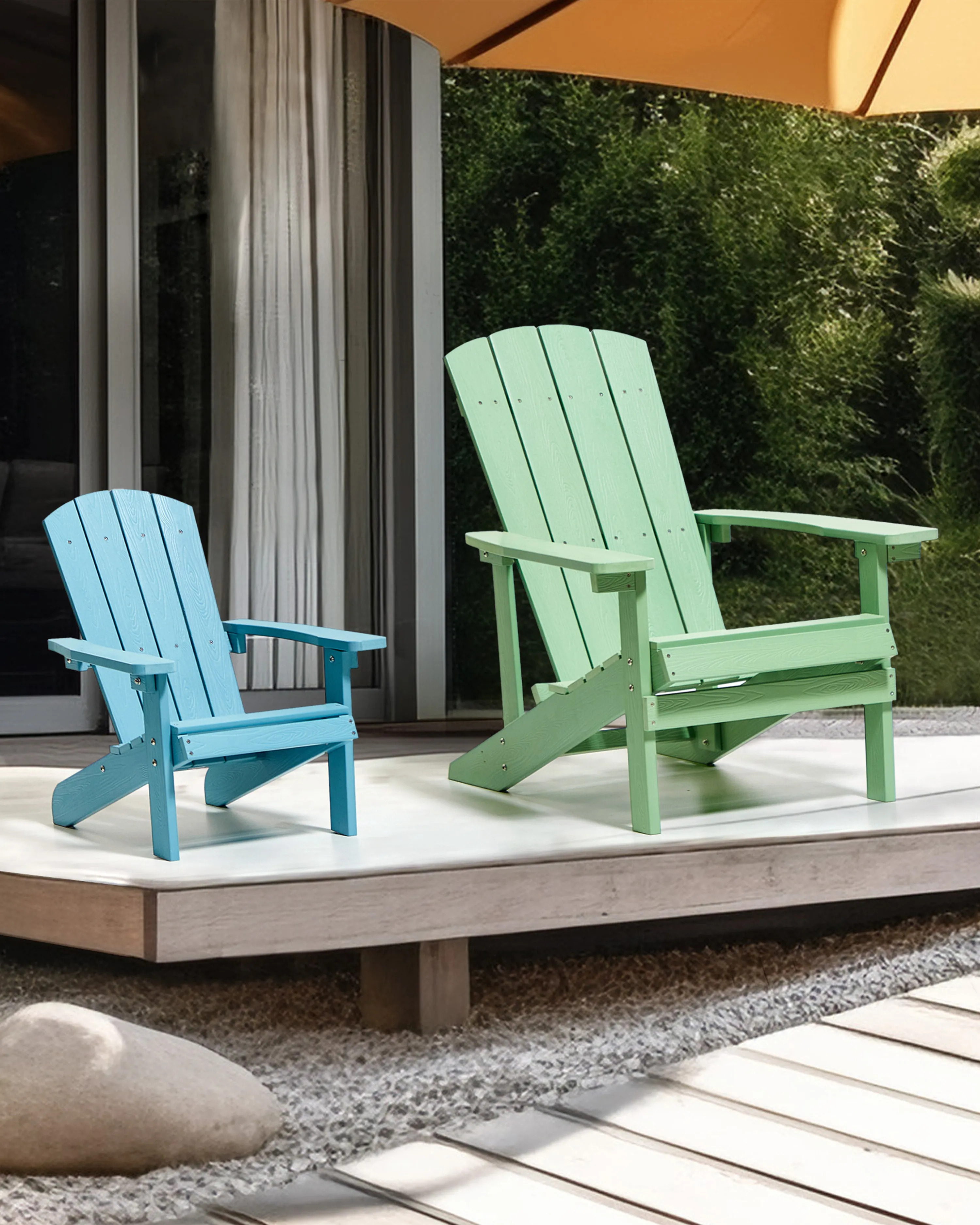 Kinderstoel ADIRONDACK Lichtblauw