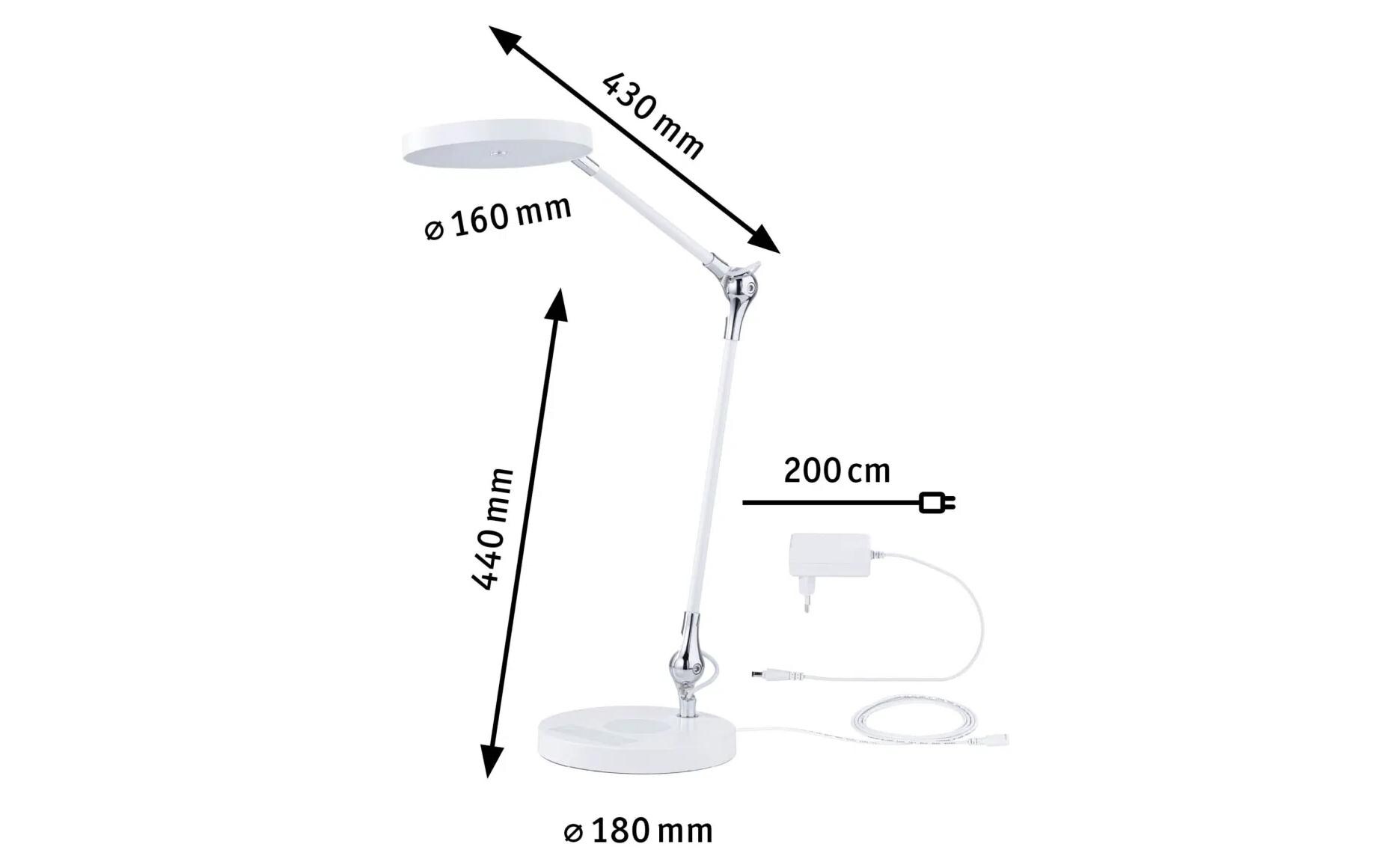 Schreibtischleuchte Numis QI LED 11W 1100 lm<br>Die vielseitige Schreibtischlampe