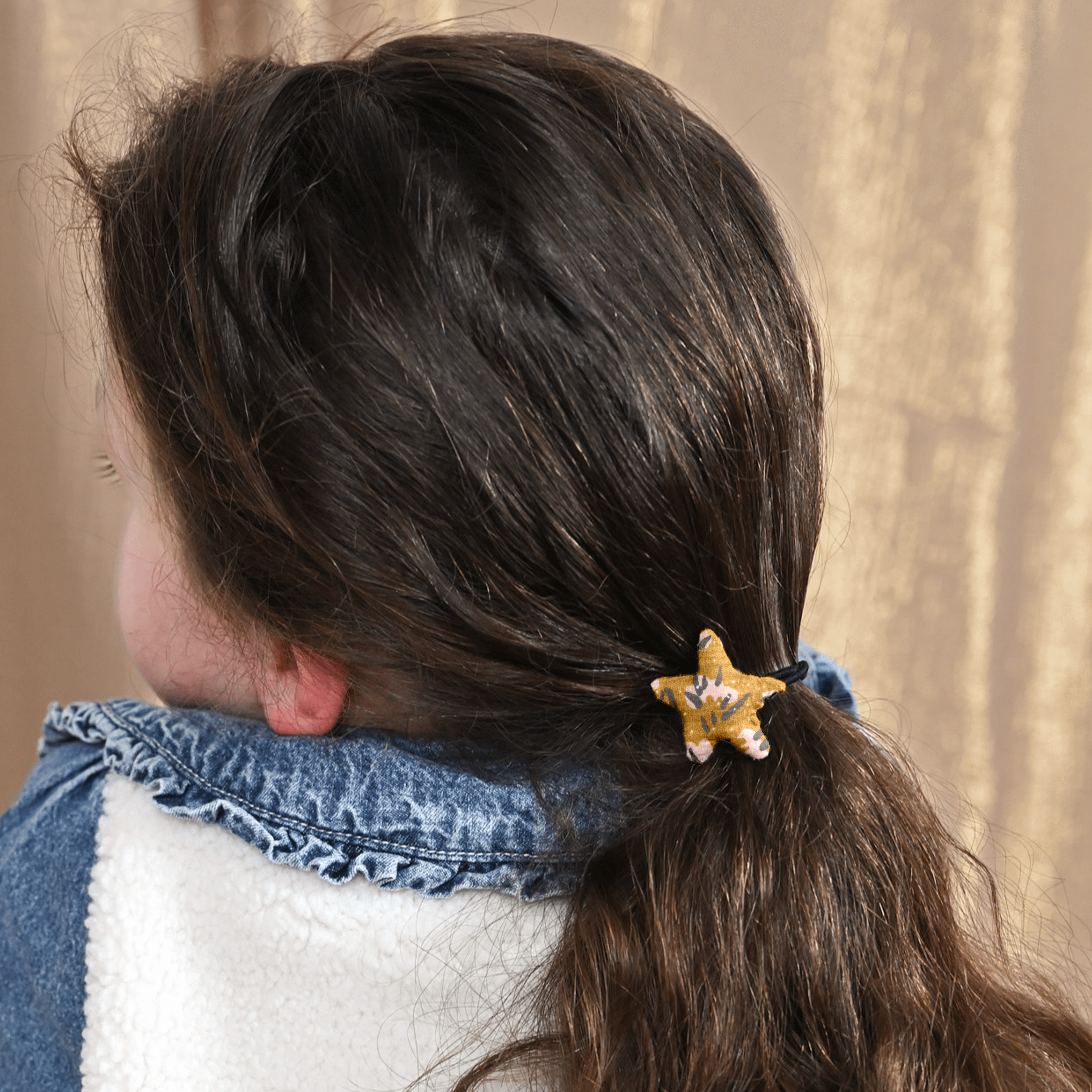 Elastique Cheveux Étoile Gypso Ocre