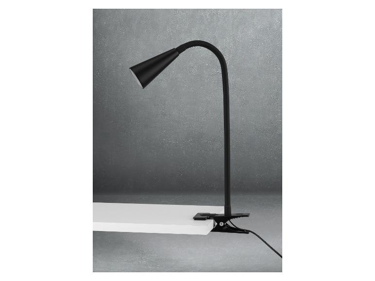 LED-klemlamp met flexibele metalen hals