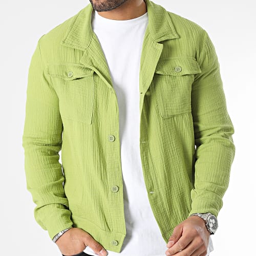 Chemise Manches Longues Vert Clair